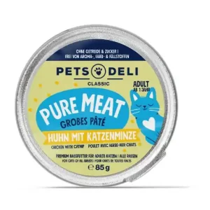 Schneller Versand Pets Deli Pure Meat Huhn 85 Gramm Katzennassfutter
